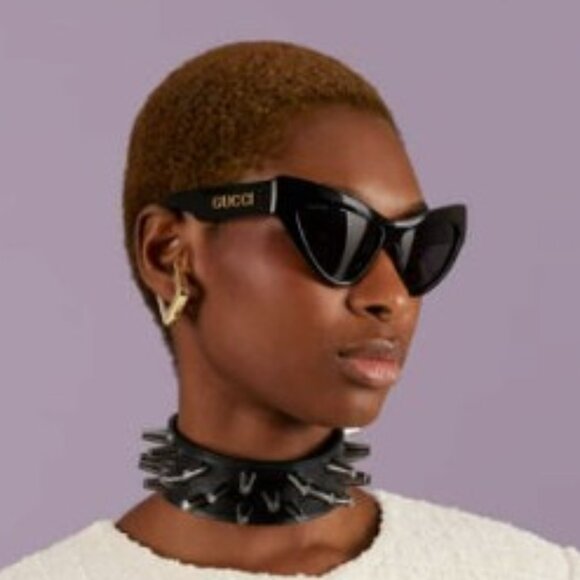 ?️ New Gucci GG1294S 001 Sunglasses - Black Frame, Grey Lenses main image 11